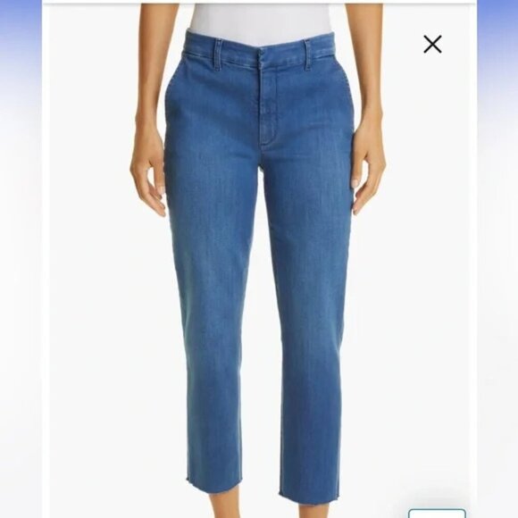NWT Frank & Eileen Blue Wicklow Crop Jeans 4